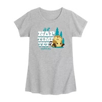 Disney Collection Toddler Girls Scoop Neck Short Sleeve Classic Fit Graphic T-Shirt