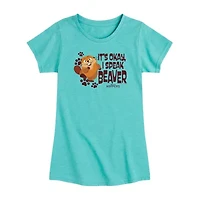 Disney Collection Toddler Girls Scoop Neck Short Sleeve Classic Fit Hoppers Graphic T-Shirt