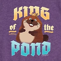 Disney Collection Toddler Girls Crew Neck Short Sleeve Classic Fit Graphic T-Shirt