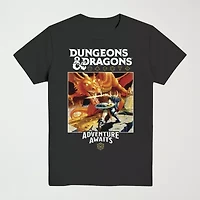 Dungeons & Dragons Little Big Kid Boys Crew Neck Short Sleeve Regular Fit Graphic T-Shirt
