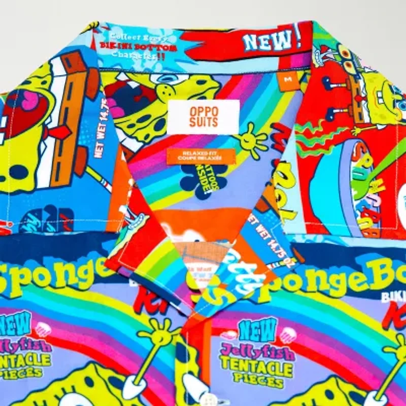 Novelty Mens Spongebob Graphic T-Shirt