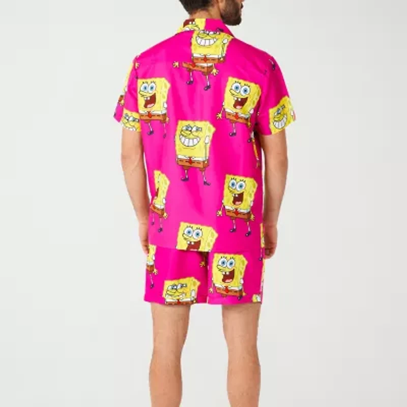 Novelty Mens Spongebob Graphic T-Shirt