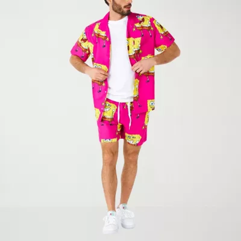 Novelty Mens Spongebob Graphic T-Shirt