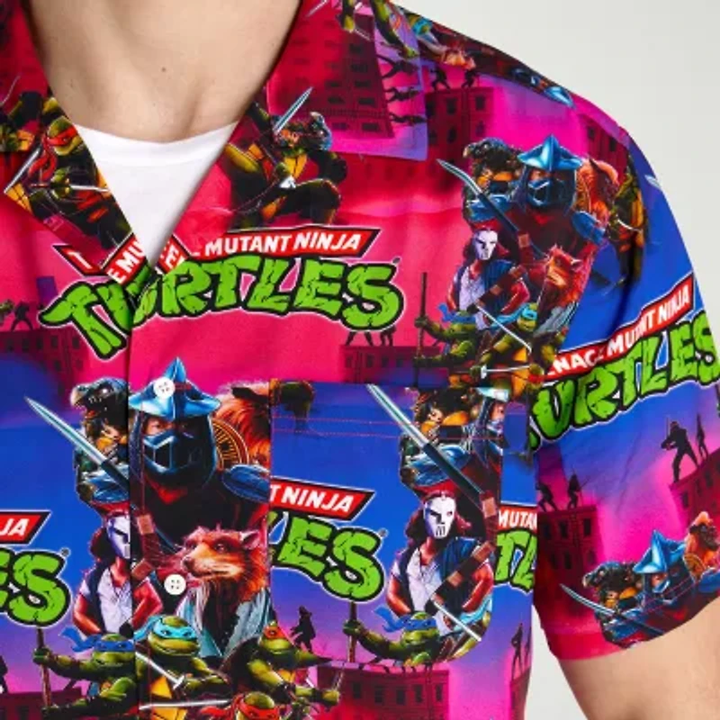 Novelty Mens Short Sleeve Teenage Mutant Ninja Turtles Graphic T-Shirt