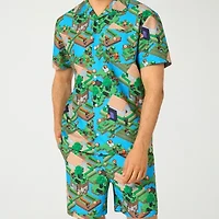 Novelty Mens Minecraft Graphic T-Shirt