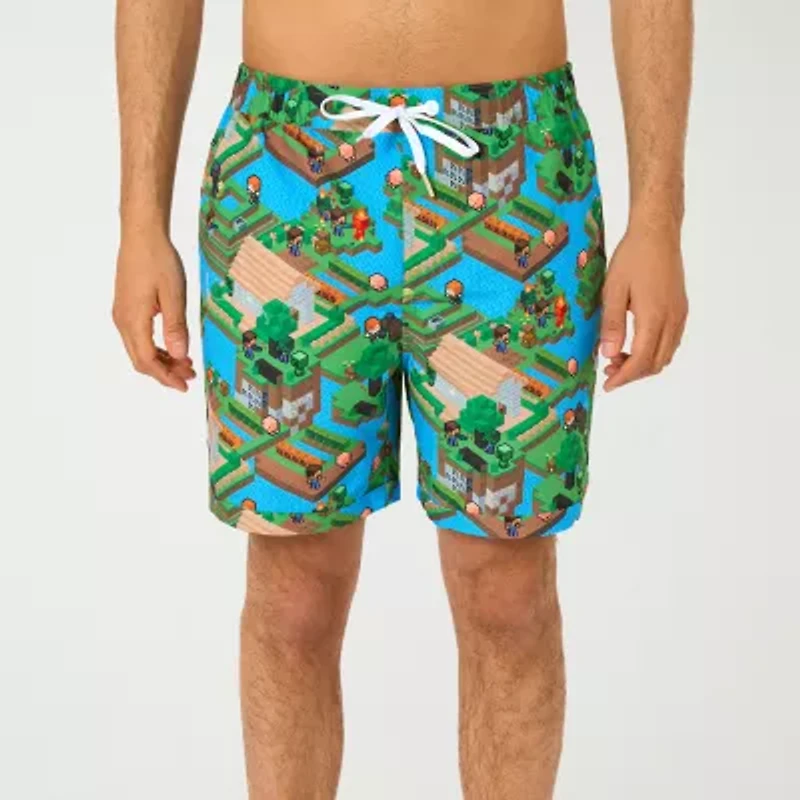 Novelty Mens Minecraft Graphic T-Shirt