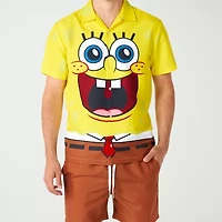 Novelty Mens Regular Fit Spongebob Graphic T-Shirt
