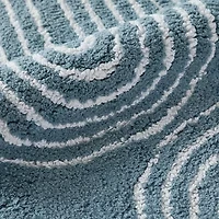 Casual Comfort Rainbow Pattern Cotton Bath Mat