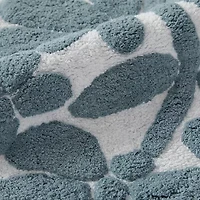 Casual Comfort Modern Floral Pattern Cotton Bath Mat