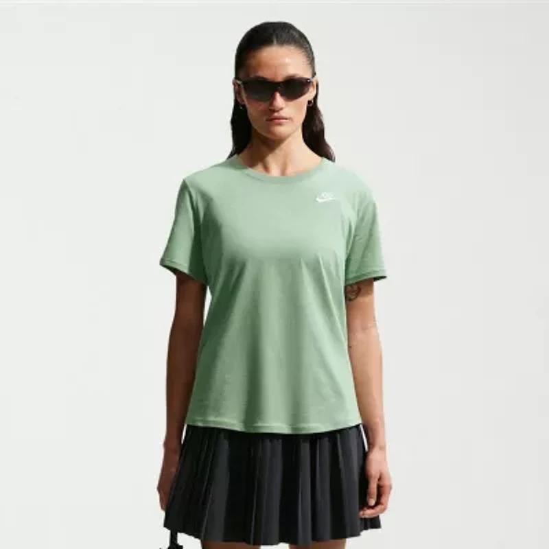 Nike Womens Crew Neck Short Sleeve Active T-Shirt