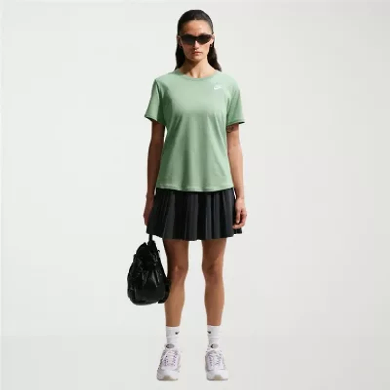 Nike Womens Crew Neck Short Sleeve Active T-Shirt