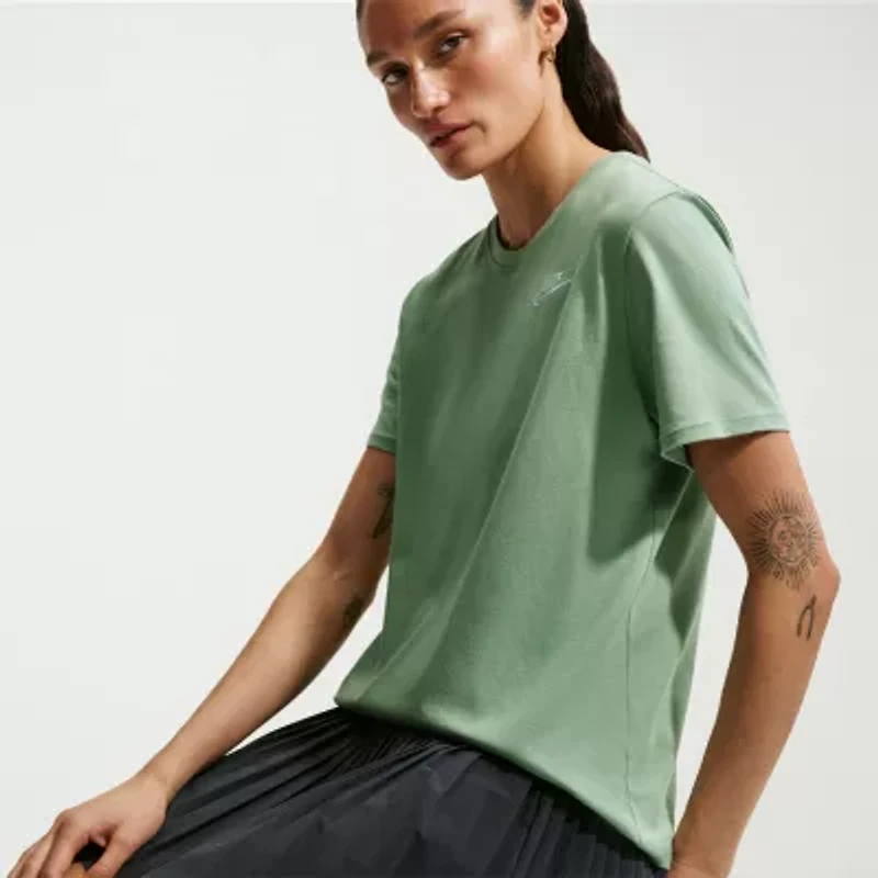 Nike Womens Crew Neck Short Sleeve Active T-Shirt