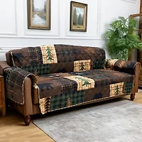 Your Lifestyle By Donna Sharp Brown Bear Cabin Sofa Protector
