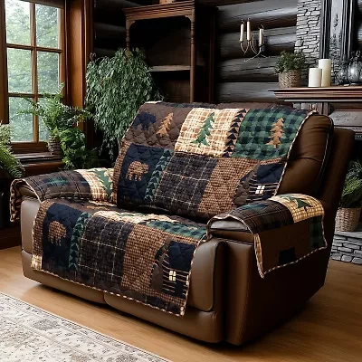 Your Lifestyle By Donna Sharp Brown Bear Cabin Sofa Protector