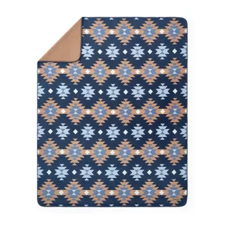 Bearpaw Canyon Reversible Coco Plush Throw
