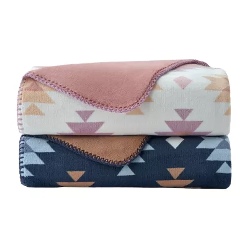 Bearpaw Canyon Reversible Coco Plush Throw