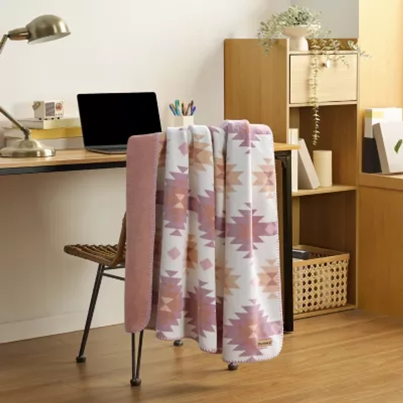 Bearpaw Canyon Reversible Coco Plush Throw