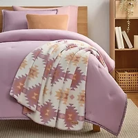 Bearpaw Canyon Reversible Coco Plush Throw