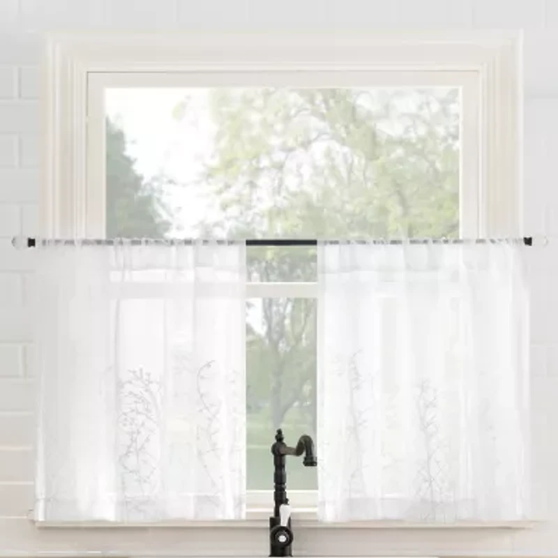 No 918 Eleanora 2-pc. Rod Pocket Window Tier