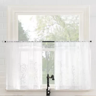 No 918 Eleanora 2-pc. Rod Pocket Window Tier