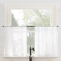 No 918 Eleanora 2-pc. Rod Pocket Window Tier