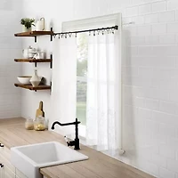 No 918 Eleanora 2-pc. Rod Pocket Window Tier