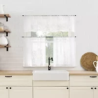 No 918 Eleanora 2-pc. Rod Pocket Window Tier
