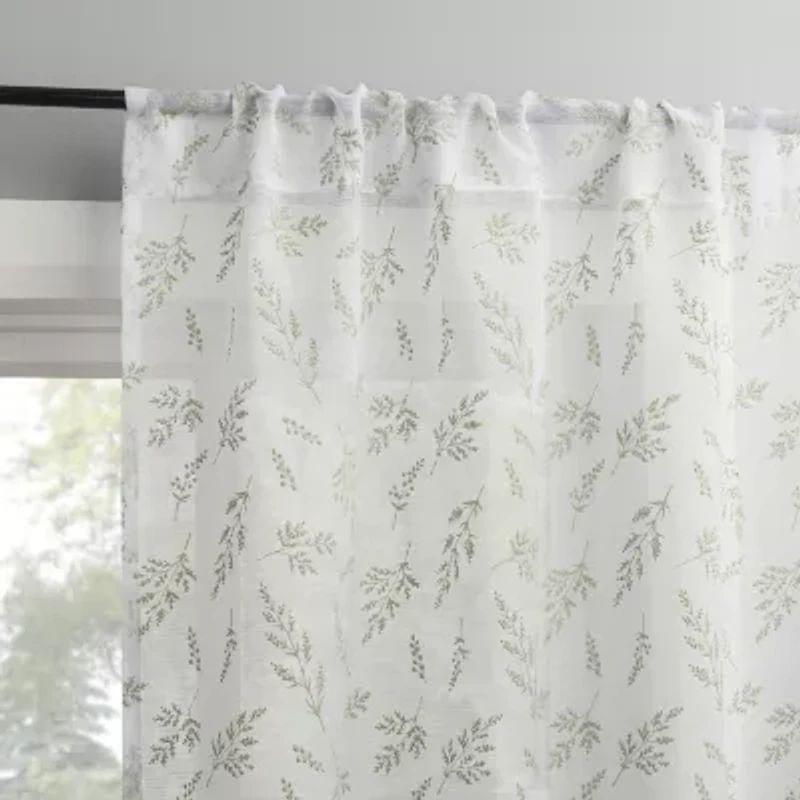 No 918 Rosemary 2-pc. Rod Pocket Window Tier