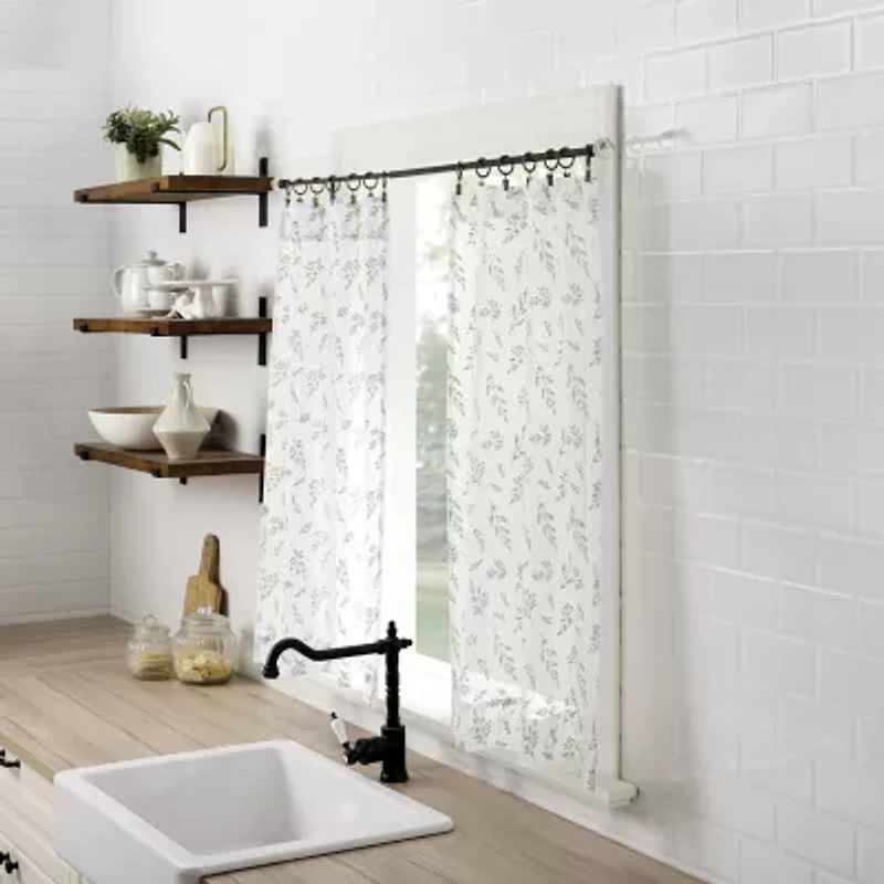 No 918 Rosemary 2-pc. Rod Pocket Window Tier