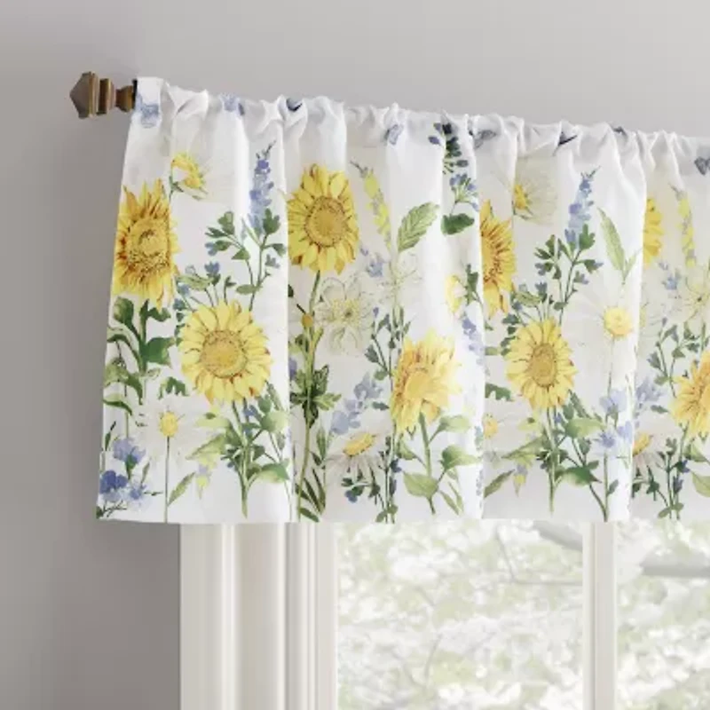No 918 Spring Meadow Rod Pocket Tailored Valance