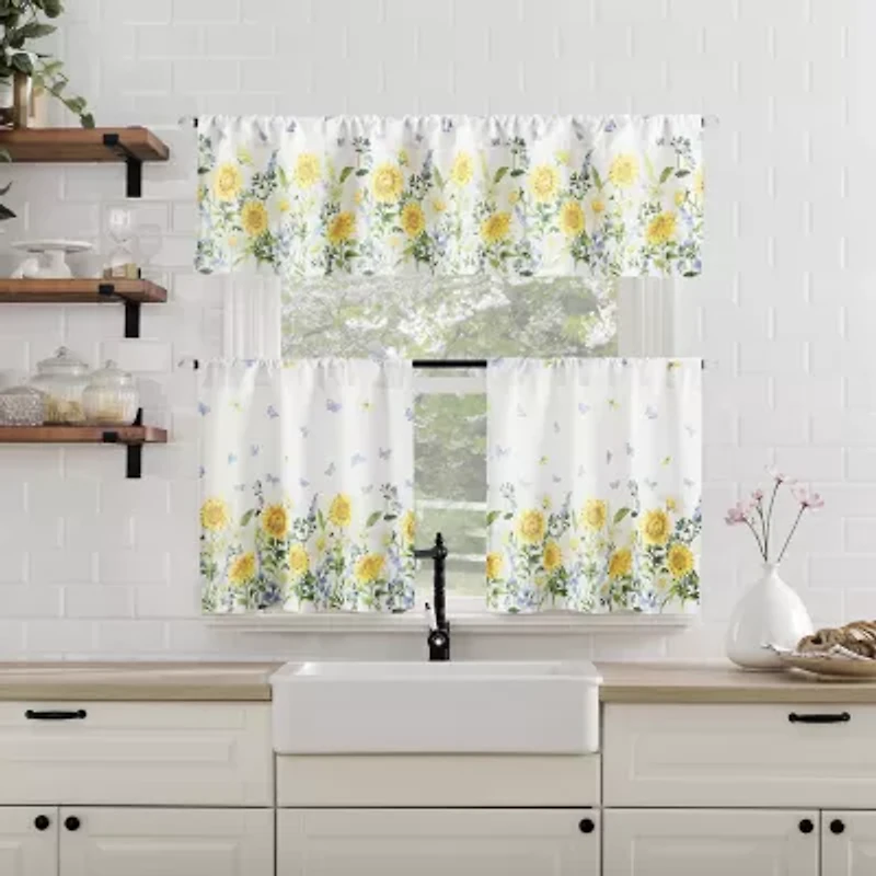 No 918 Spring Meadow Rod Pocket Tailored Valance