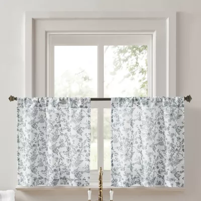 No 918 Addie 2-pc. Rod Pocket Window Tier