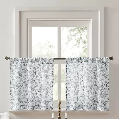No 918 Addie 2-pc. Rod Pocket Window Tier
