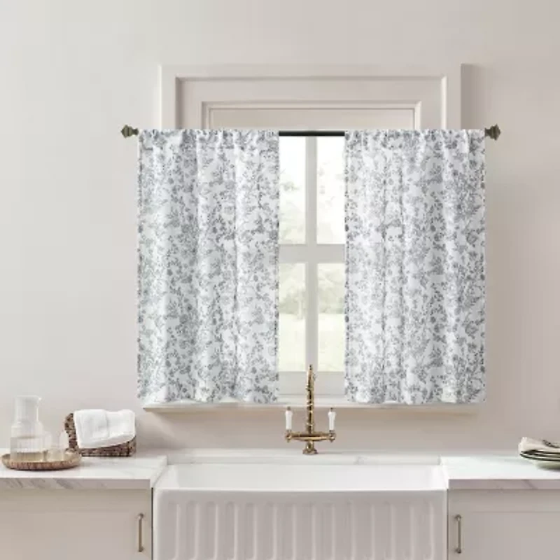 No 918 Addie 2-pc. Rod Pocket Window Tier