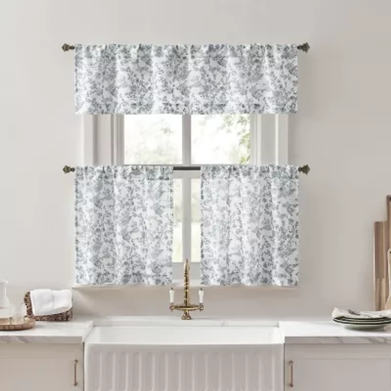 No 918 Addie 2-pc. Rod Pocket Window Tier