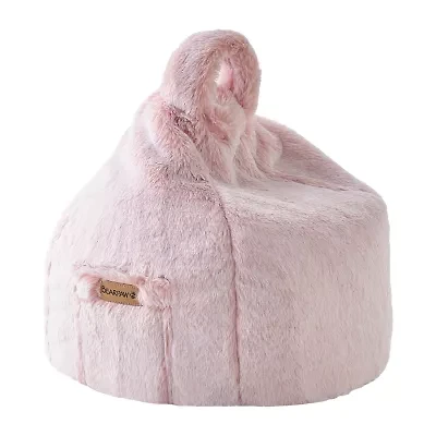 Bearpaw Artesia Lap Pouf Round Throw Pillow