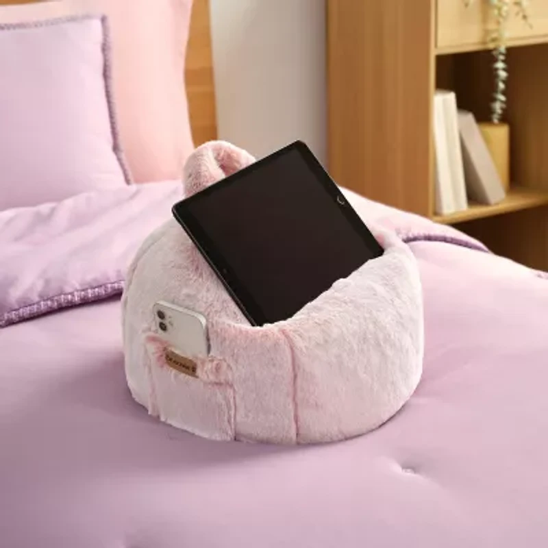 Bearpaw Artesia Lap Pouf Round Throw Pillow