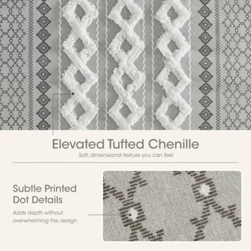 INK+IVY Imani Shower Curtain