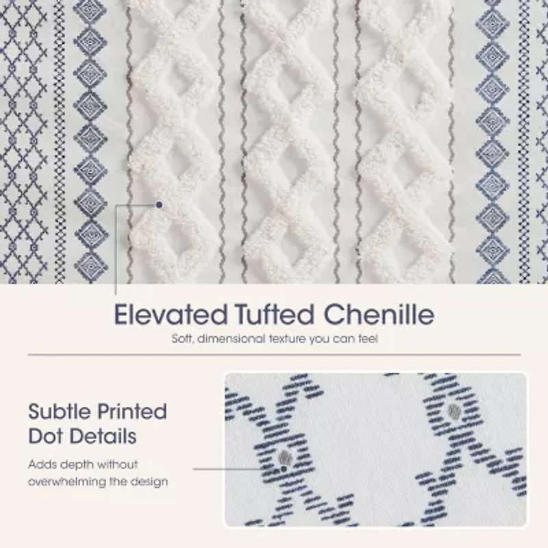 INK+IVY Imani Shower Curtain