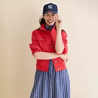 St. John's Bay Womens Denim Lightweight Jacket