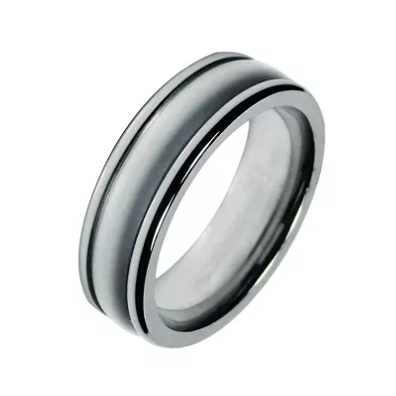 Mens 7mm Cobalt Wedding Band 