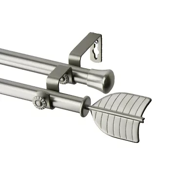 Rod Desyne Quill Double Curtain