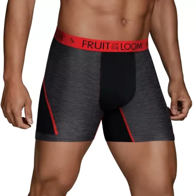 Fruit of the Loom Mens 3 Pack Boxer Briefs Bpp3slc