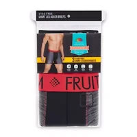 Fruit of the Loom Mens 3 Pack Boxer Briefs Bpp3slc