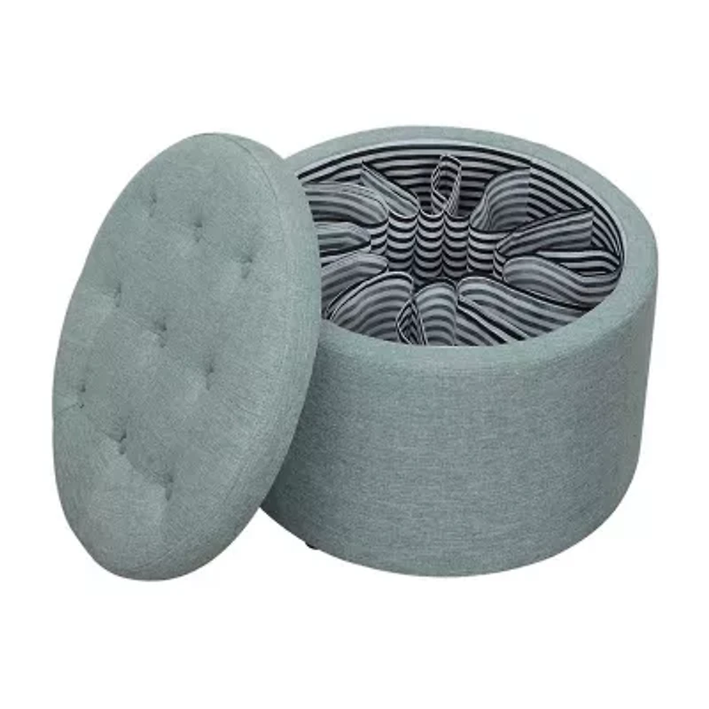 Designs4comfort Round Shoe Ottoman