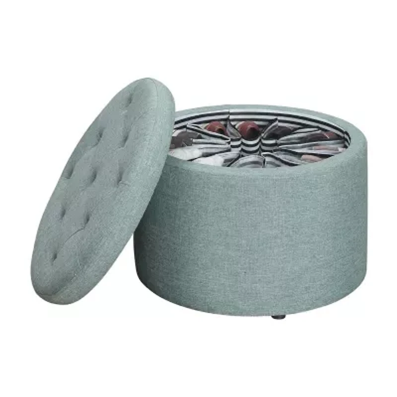 Designs4comfort Round Shoe Ottoman
