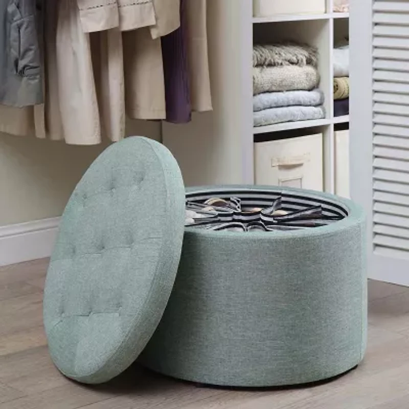 Designs4comfort Round Shoe Ottoman