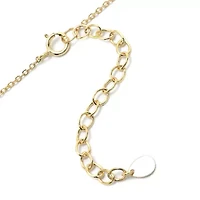 Silver Treasures Magic Womens 14K Gold Over Silver 16 Inch Pendant Necklace