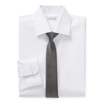 Collection By Michael Strahan Boys Long Sleeve Spread Collar Shirt + Tie Set