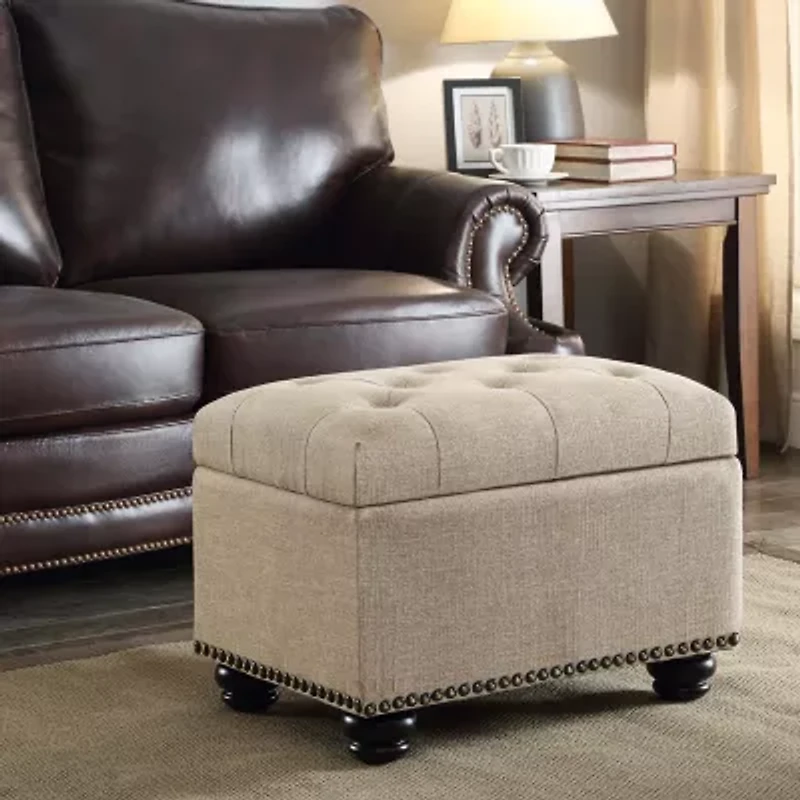 Designs4comfort 5th Avenue Storage Ottoman